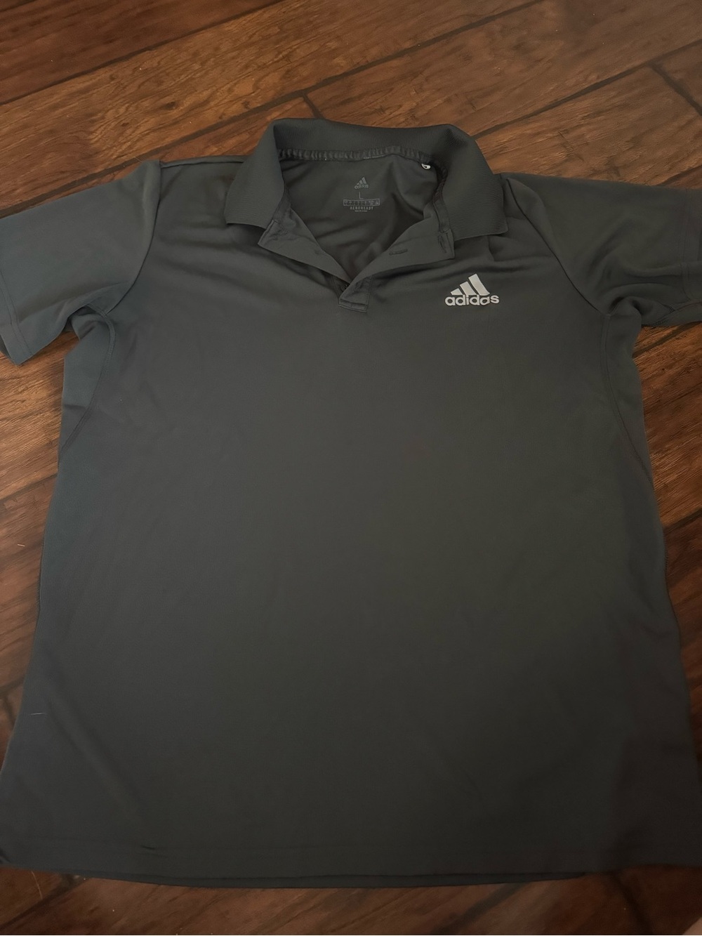 adidas Men’s Dark Gray Athletic Polo